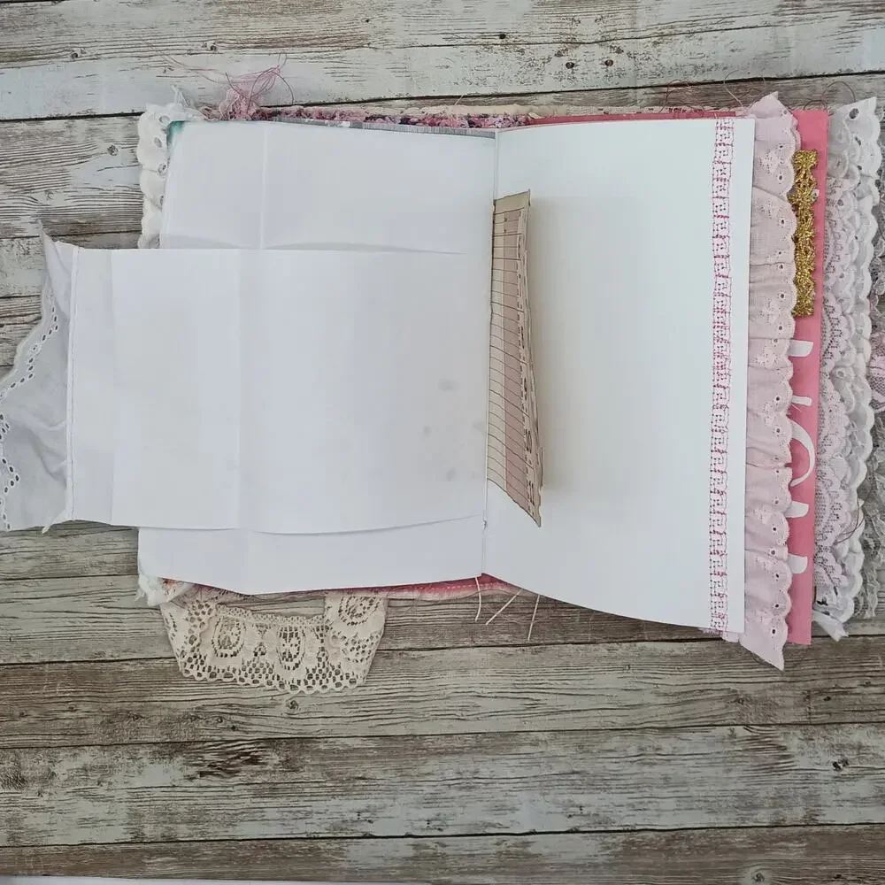 Pink Embellished Junk Journal: Flowers, Birds and Butterflies (Benevolent)